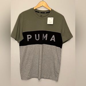Brand New with tags Puma Color Block Logo Tee size Medium Men’s
